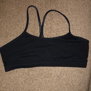 Black lulu lemon flow y bra